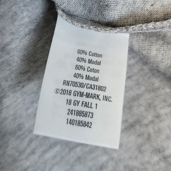 Gymboree NWT Girls Gray "My Universe" Short Sleeve Round Neck Top Size L 10/12 - Picture 5 of 5
